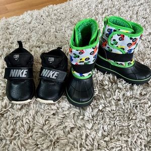 Lot of 2 pairs boys shoes